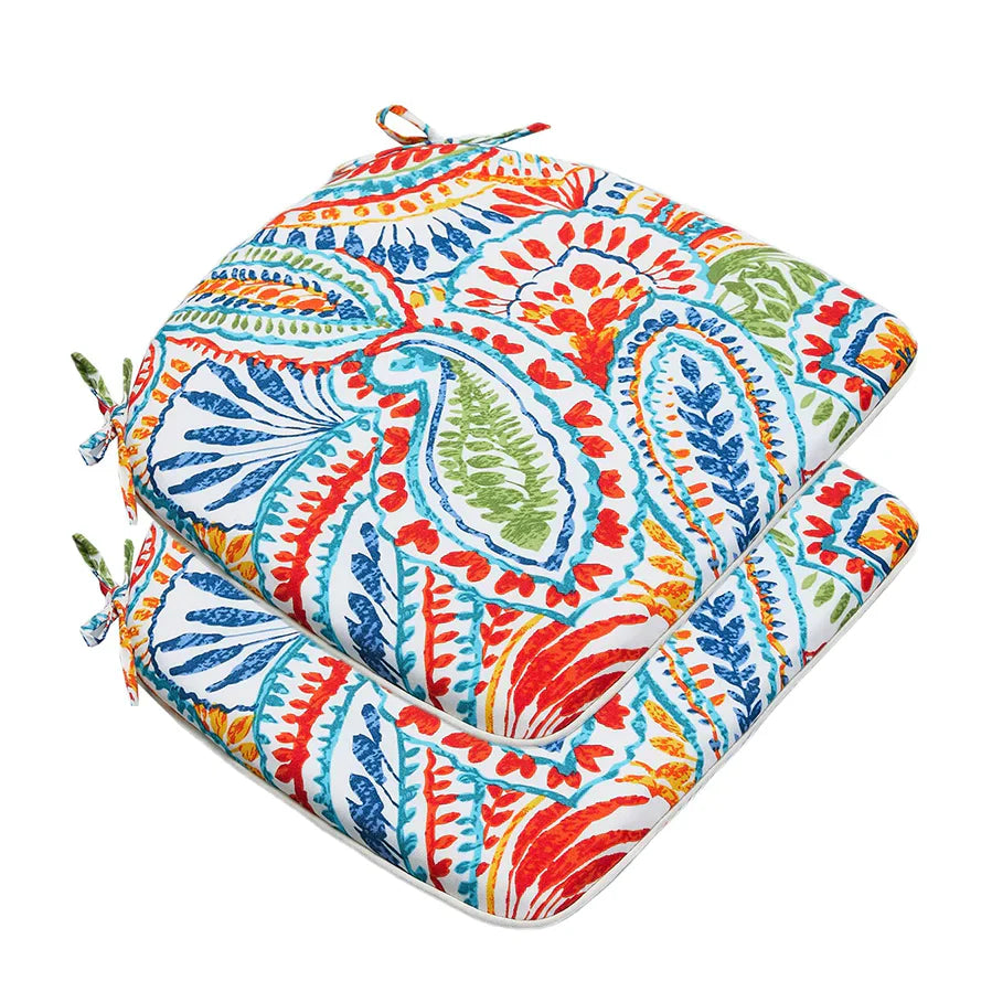A1052, Outdoor Chair Cushions, Patio Seat Cushions 17x17 inch( 2 pack ...