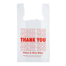 Load image into Gallery viewer, A8157, Thank You Bag,T Shirt Bags, Shopping Bag, Small Medium & Large Size