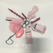 Load image into Gallery viewer, A6323,9PCS Bead Keychain Bracelet Full Set (Mixed Color) &