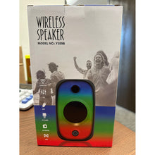 Load image into Gallery viewer, A1078, Bluetooth Wireless Speaker with RGB Lights 8"(Y309B)  .C24. &
