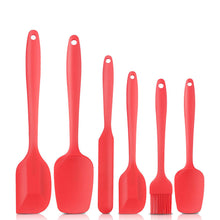 Load image into Gallery viewer, A6135, Kitchen Silicone with Stainless Steel Spatulas, 6 set (Mixed Color) &