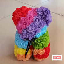 Load image into Gallery viewer, A8124,Rose Bear with Gift Box  and Light