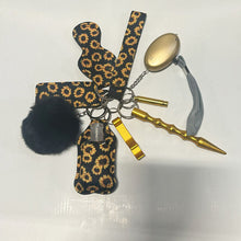 Load image into Gallery viewer, A6323,9PCS Bead Keychain Bracelet Full Set (Mixed Color) &