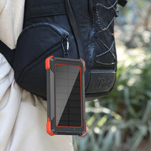 Load image into Gallery viewer, A8026, Solar Charger Waterproof Power Bank 10000mAh with LED Light