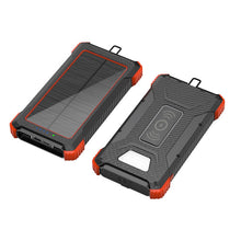 Load image into Gallery viewer, A8026, Solar Charger Waterproof Power Bank 10000mAh with LED Light