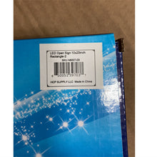 Load image into Gallery viewer, A8007, LED Open Sign 10x20inch, 3 Kinds