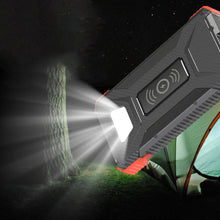 Load image into Gallery viewer, A8026, Solar Charger Waterproof Power Bank 10000mAh with LED Light
