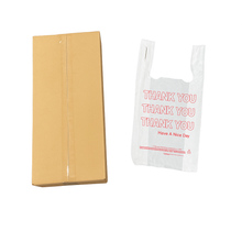 Load image into Gallery viewer, A8157, Thank You Bag,T Shirt Bags, Shopping Bag, Small Medium & Large Size