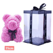 Load image into Gallery viewer, A8124,Rose Bear with Gift Box  and Light
