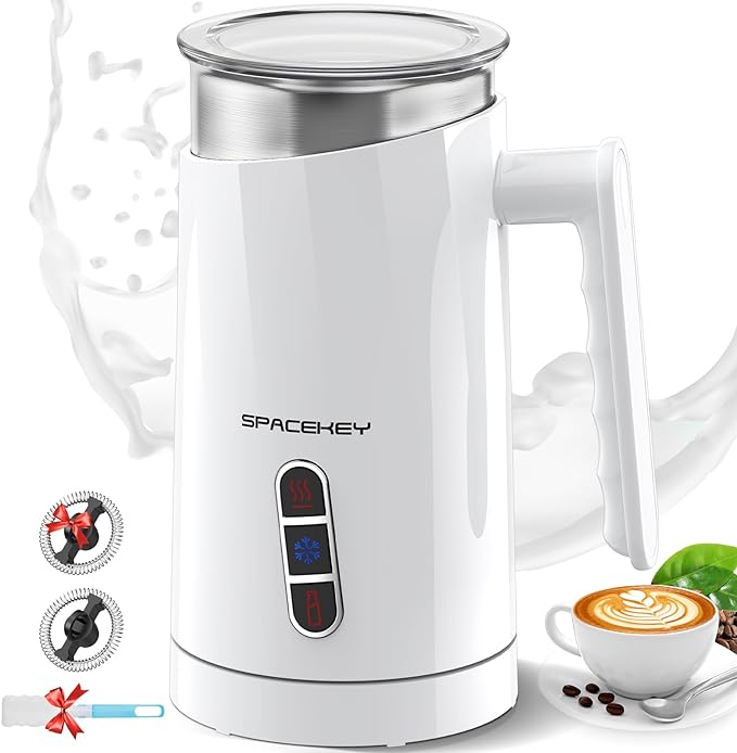 A6254, Milk Frother,4-in-1 Electric Frother for Coffee