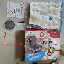 Load image into Gallery viewer, A6125，Pet Booster Seat with silicone bowl
