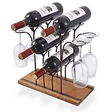 Load image into Gallery viewer, A6456，Tabletop Wood Wine Holder
