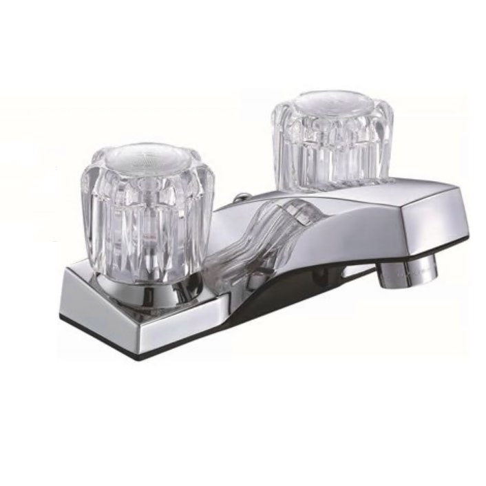 A6765， Lavatory Faucet Two Acryllc Handle Chrome set