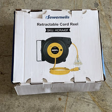 Load image into Gallery viewer, A6822,Retractable Extension Cord Reel 40ft
