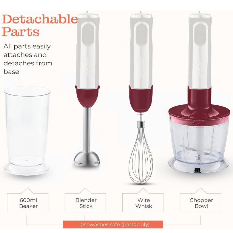 A6159 ,4 in 1 Immersion Hand Blender Set