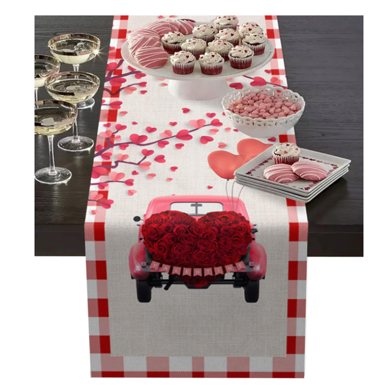 A6266, Valentines Table Runners