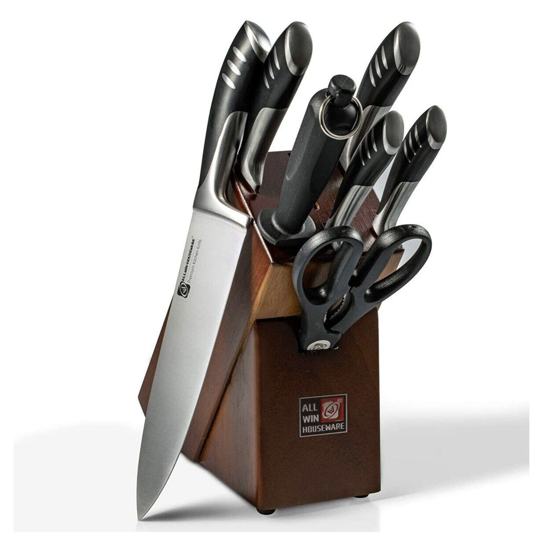 A6034, Premium 8-Piece German High Carbon Stainless Steel Knife set    @