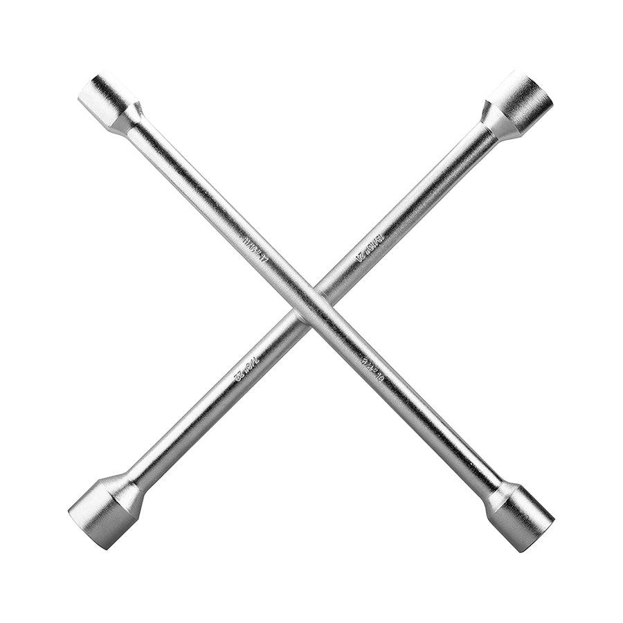 A8037, Universal Heavy Duty Lug Wrench, 4-Way Tire Iron Wrench         &