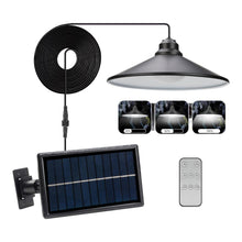 Load image into Gallery viewer, A6566，LED Solar Shed Lights, Battery Powered Pendant Lights with Remote Control &amp;
