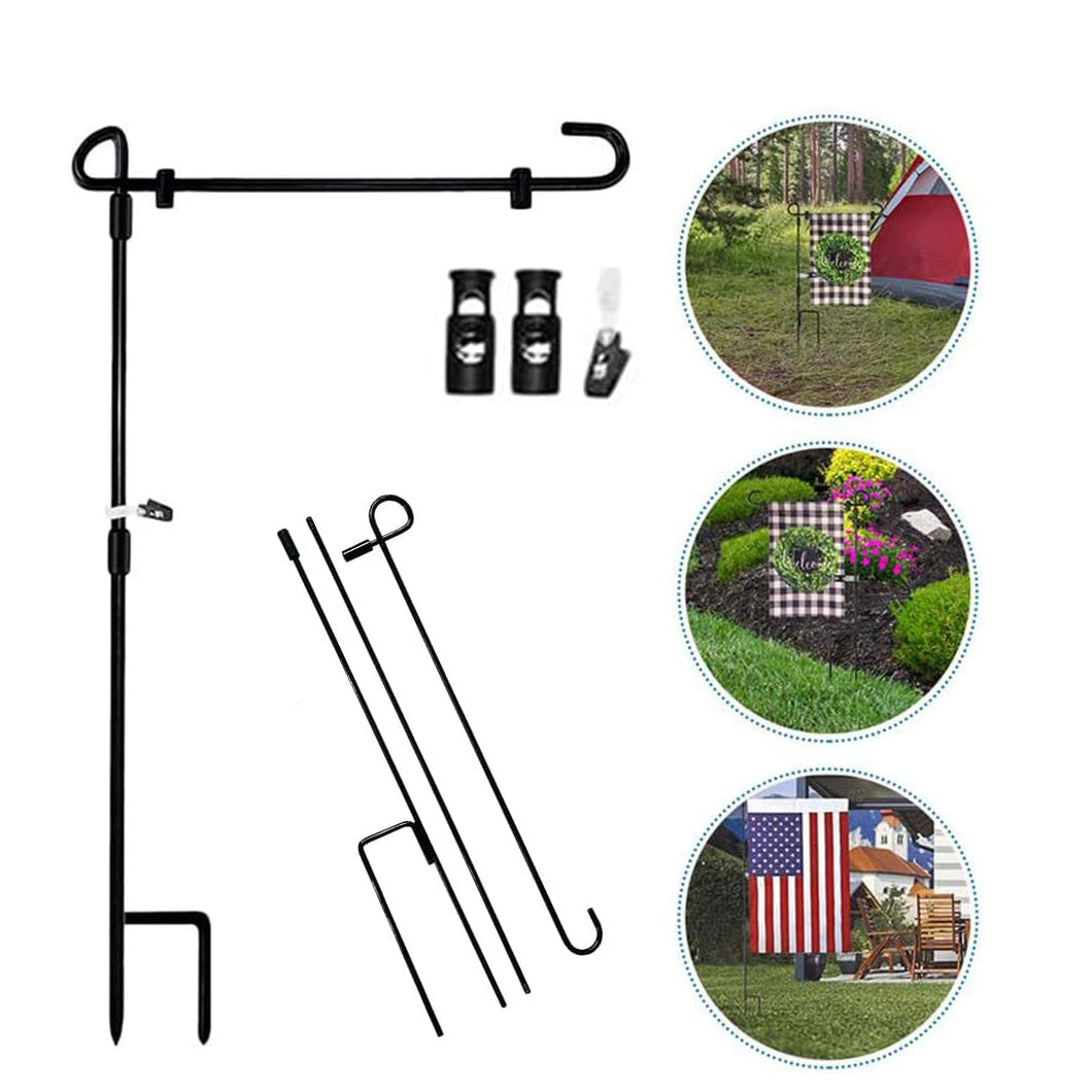 A6972, Garden Flag Stand, Flag Pole Holder &