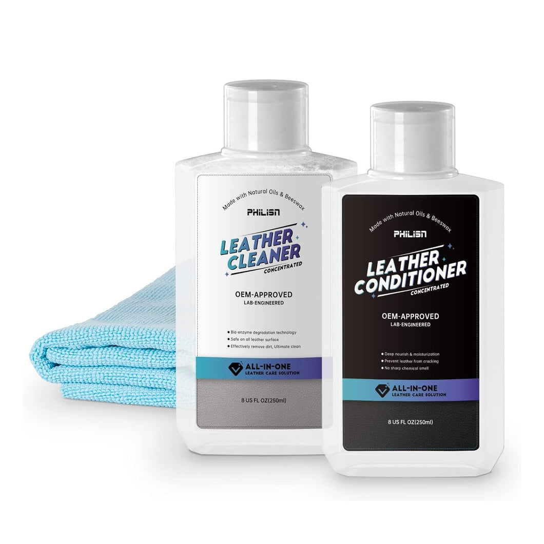 A7018, Leather Cleaner and Conditioner Kit  &