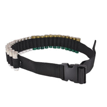 Load image into Gallery viewer, A6962, Shotgun Shell Belt Holder,Holds 27 Shells Mixed Color ( Black Tan &amp; Green) &amp;
