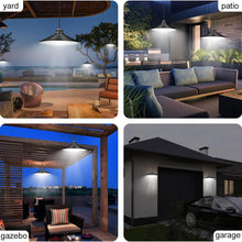 Load image into Gallery viewer, A6566，LED Solar Shed Lights, Battery Powered Pendant Lights with Remote Control &amp;
