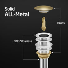 Load image into Gallery viewer, A6900.  Bathroom Sink Drain, Pop Up Drain Stopper JH3309K &amp;
