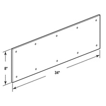 Load image into Gallery viewer, A6960,  8&quot;x34&quot; &amp; 6&quot;x34&quot; Brite Brass on Aluminum Door Kick Plate MP4618A MP4703 .C10 &amp;
