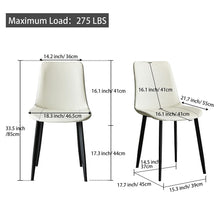 Load image into Gallery viewer, A1119, White Dining Chairs &amp;
