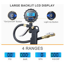 Load image into Gallery viewer, A8034, Digital Tire Pressure Gauge with Inflator       &amp;
