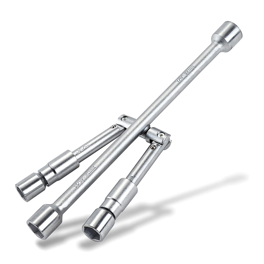 A8037, Universal Heavy Duty Lug Wrench, 4-Way Tire Iron Wrench         &