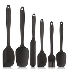 Load image into Gallery viewer, A6135, Kitchen Silicone with Stainless Steel Spatulas, 6 set (Mixed Color) &amp;
