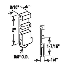 Load image into Gallery viewer, A6771  Sliding Window Roller Assembly G3124  &amp;
