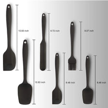 Load image into Gallery viewer, A6135, Kitchen Silicone with Stainless Steel Spatulas, 6 set (Mixed Color) &amp;
