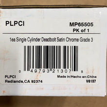 Load image into Gallery viewer, A6826, Single Cylinder Deadbolt Door lock with 2 key  MP65505 .C24.&amp;
