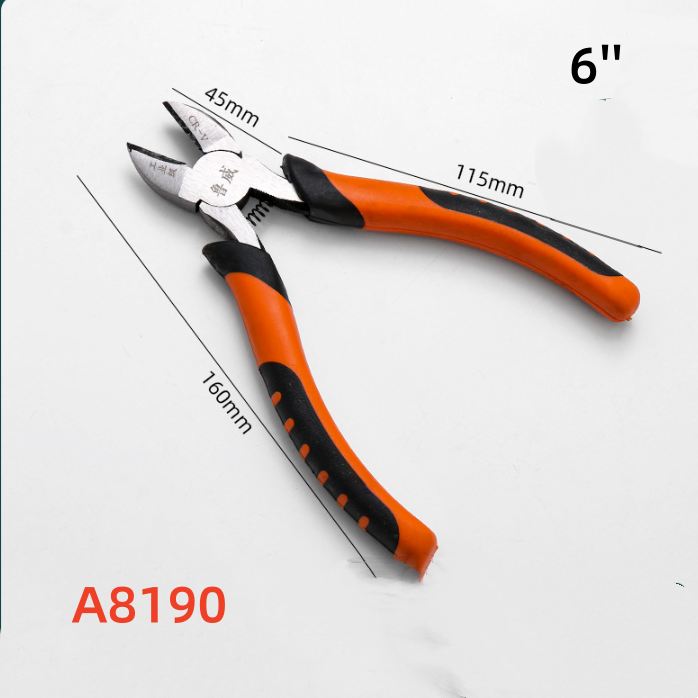 A8190, Diagonal Cutting Electronics Pliers  6-Inch