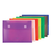 Load image into Gallery viewer, A6940, 12 pack Velcro Style Horizontal Envelope Mixed Color 13&quot;W x 9 3/4&quot;H x 1 1/8&quot;D #SV218 .C20. &amp;
