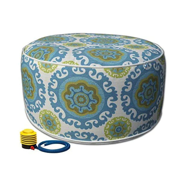 A1049, Inflatable Stool Ottoman Seat With air Pump