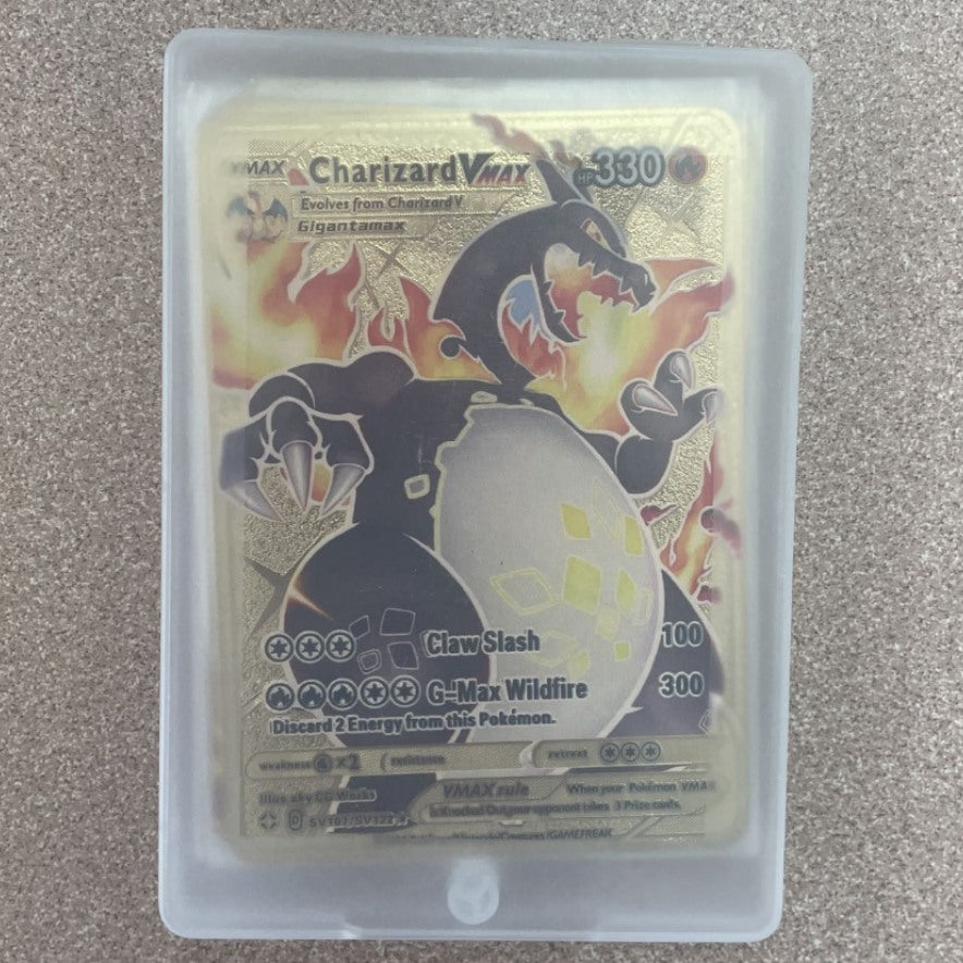 A6187, 5PCS Pokemon Vmax Metal DX Cards In Box
