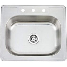 Load image into Gallery viewer, A6511，Drop-In  Stainless Steel Single Bowl  Kitchen Sink    @
