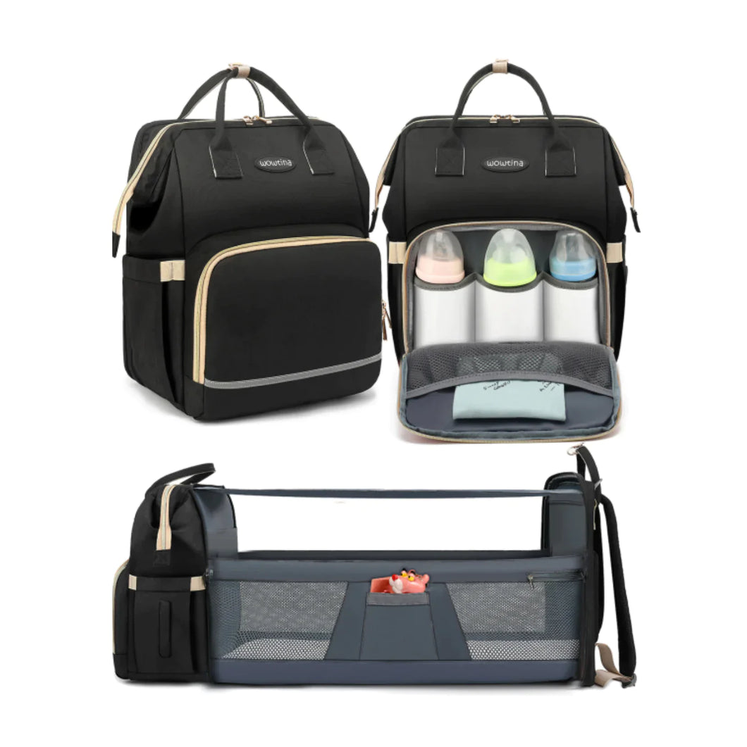 A0929, Baby Diaper Bag Backpack with Changing Station   @