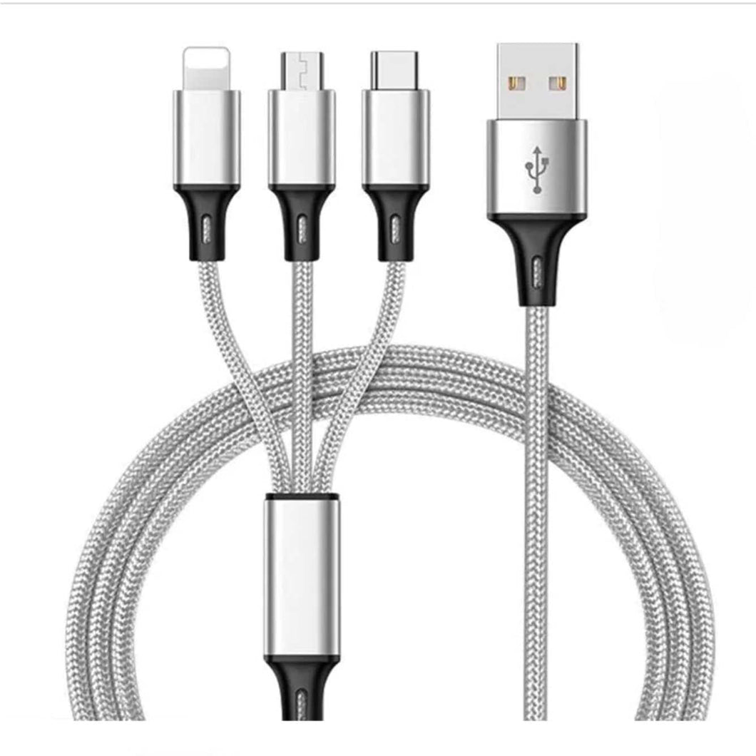 A6395，3 in 1 Phone USB Charger Cable