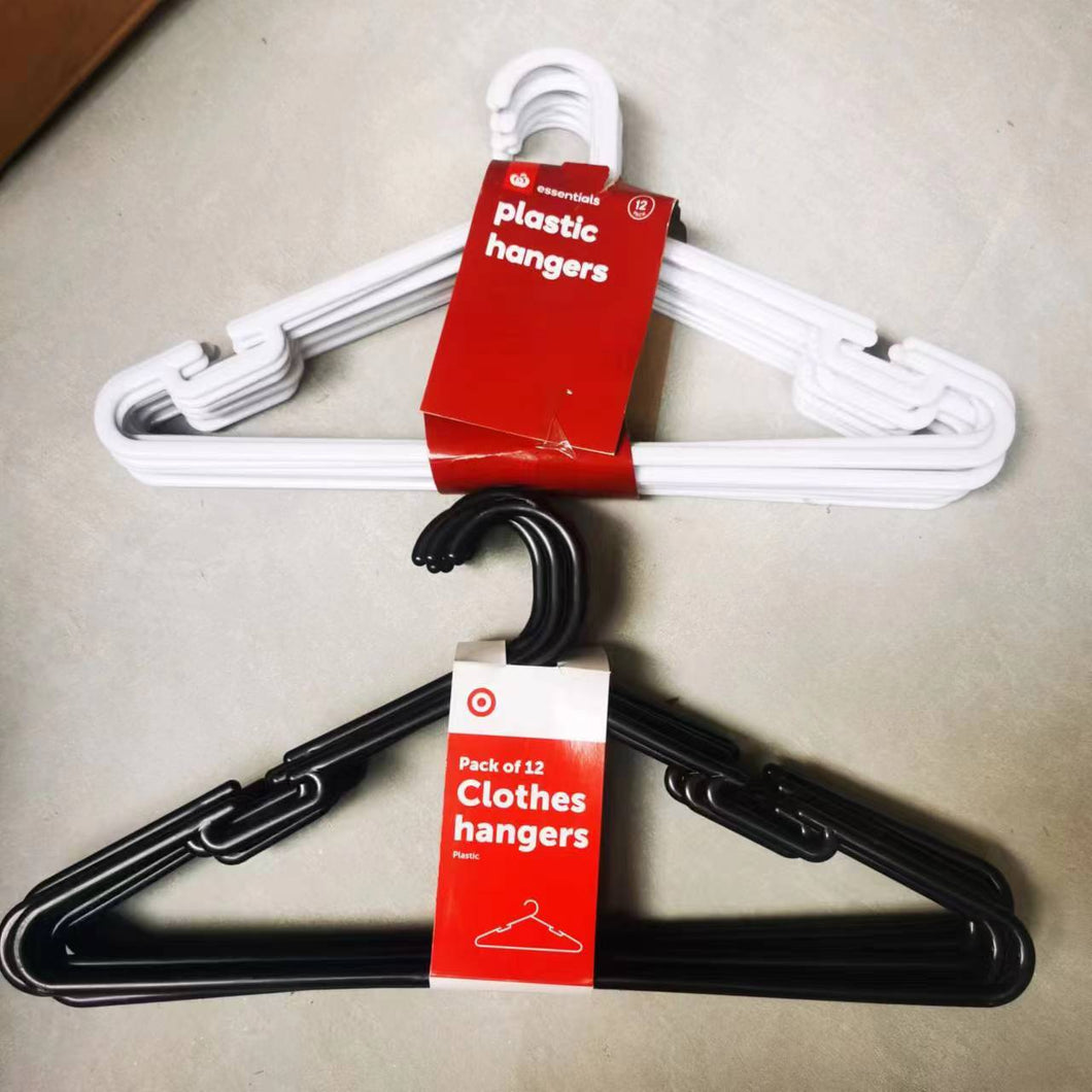 A6249，12 Pieces Plastic Clothes Hangers