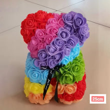 Load image into Gallery viewer, A8124,Rose Bear with Gift Box  and Light
