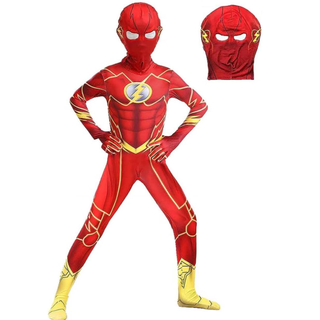 A6361，Red Superhero Costume Kids @