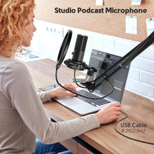 Load image into Gallery viewer, A6031,  Studio Condenser USB Microphone Computer PC Microphone Kit
